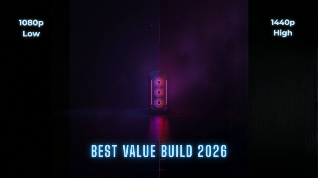Best Value Gaming PC Build Guide for 1080p and 1440p in 2026